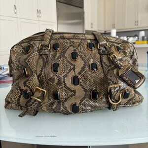 Prada Python Swarovski Shoulder Bag BL0579 Pitone Pietre